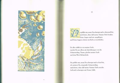 Zwanzig Liebesgedichte und ein Lied der Verzweiflung. Aus dem Spanischen von Ralph Amann mit Originalgrafiken von Wulf Winckelmann. (photo 3)