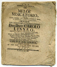 Dissertatio medica, de meloë vesicatorio. A.a.