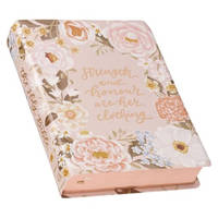 KJV Note-Taking Bible Faux Leather Strength & Dignity Prov. 31:25