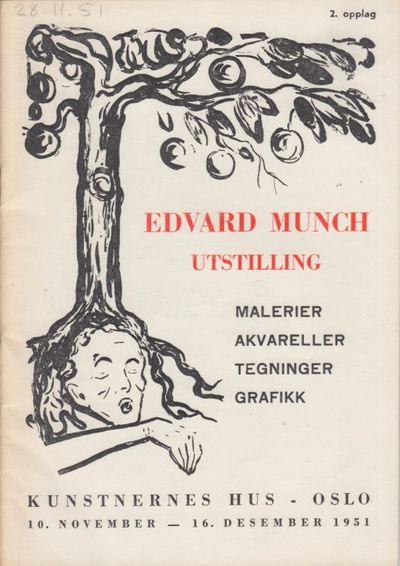 Edvard Munch utstilling. Malerier, akvareller,…