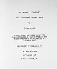 cover of Bulsa Technologies and Systems of Thought