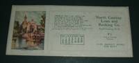 cover of January 1923 Calendar Advertising Ink Blotter for The North Conway Loan and Banking Company