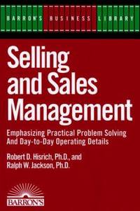 Selling and Sales Management