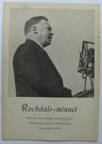 Rochdale-minnet. Tal av statsrådet Axel Gjöres…
