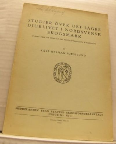 Studier över det lägre djurlivet i nordsvensk…