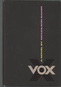 VOX, a Novel by Nicholson Baker - 1992