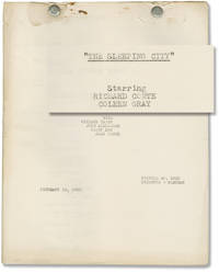 cover of The Sleeping City (Original post-production screenplay for the 1950 film)