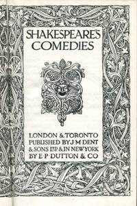 Shakespeare&#039;s Comedies by The Editor - 1927