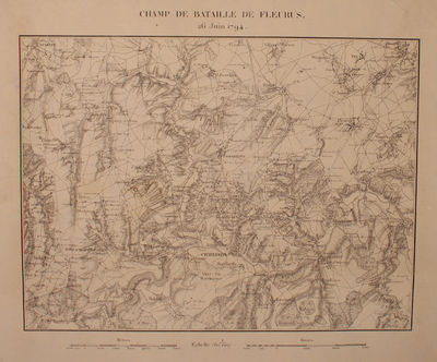Champ de Bataille de Fleurus, 26 Juin, 1794.…
