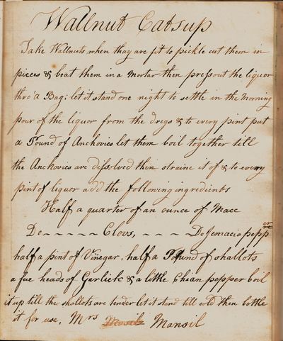 Recipes and Cures