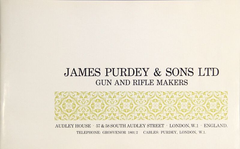 Guns and rifles by James Purdy & Sons Ltd [cover t