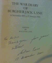 The War Diary of Burgher Jack Lane 1899 - 1900 (VRS 2nd Series No. 32)