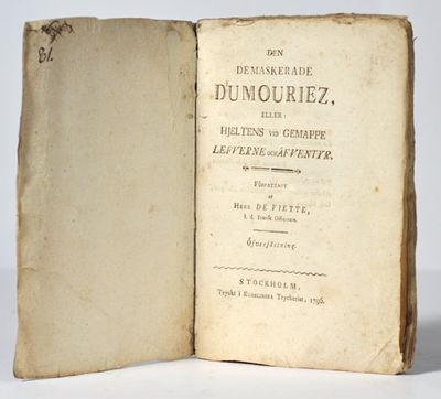 Den demaskerade Dumouriez, eller: hjeltens vid…
