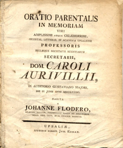Oratio parentalis in memoriam viri amplissimi…