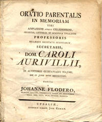 Oratio parentalis in memoriam viri amplissimi atque celeberrimi, oriental. litterar. in academia...
