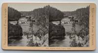 Rapids Above Upper Falls. 4553. [Stereoview]