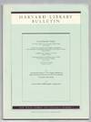 Harvard Library Bulletin. New Series. Spring 1995, Volume 6: Number 2
