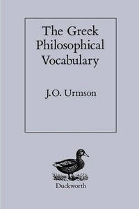 The Greek Philosophical Vocabulary