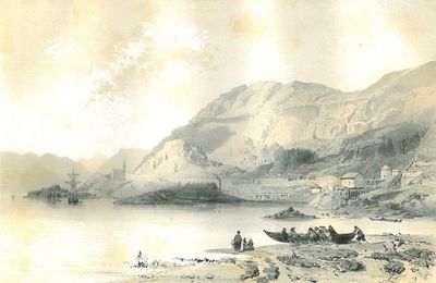 Vue des usines à Kaafiord le 5 Septembre 1839…