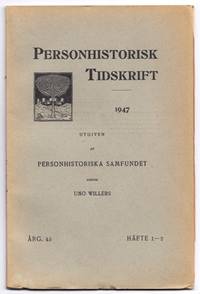 Personhistorisk tidskrift utgifven af…