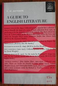 A Guide to English Literature by Bateson, F. W - 1965