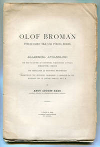 Olof Broman, författaren till vår första roman.…