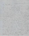 Autograph Letter Signed (“Ives”). Buffalo, New York, March 19, 1855, to ‘Jonny’ [John Champlin], apparently a former college classmate from Massachusetts or Connecticut
