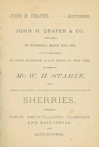 Sammelband of 10 wine auction catalogues and works on wine and related subjects