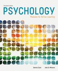 Psychology : Modules for Active Learning