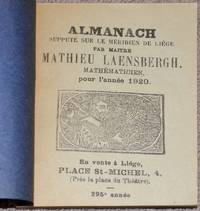 image of Almanach supputé sur le Méridien de Liège par Maître Mathieu Laensbergh, mathématicien, pour l'année 1920