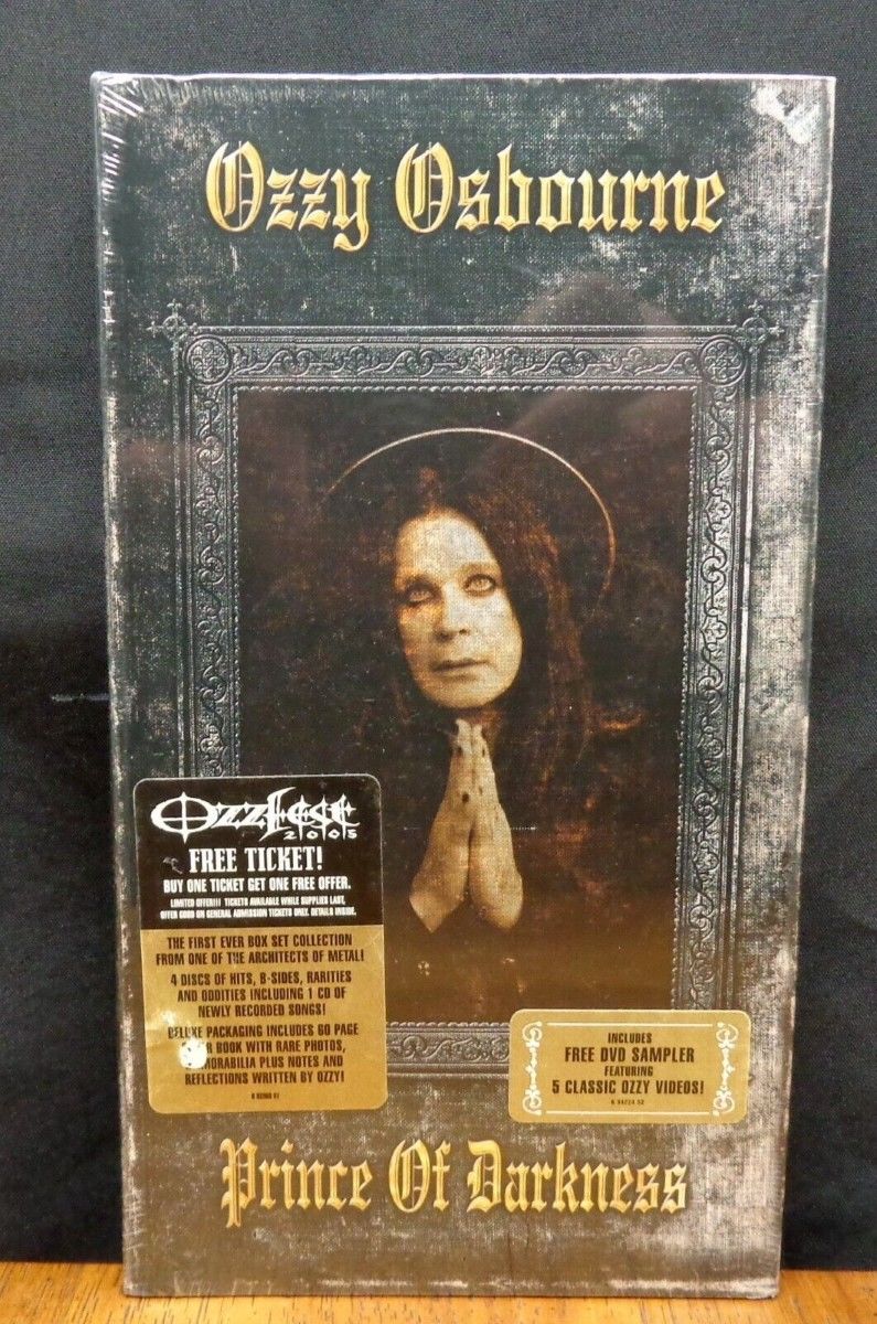 Ozzy Osbourne Prince of Darkness 4 CD Set SEALED CD | Biblio Ozzy Osbourne Prince of Darkness 4 CD Set SEALED CD | Biblio