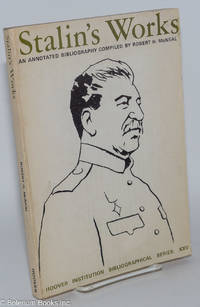 cover of Stalin's works; an annotated bibliography