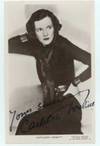 Postcard photo by Dorothy Wilding, inscribed and signed (Cathleen, 1888-1982, Scottish Actress)