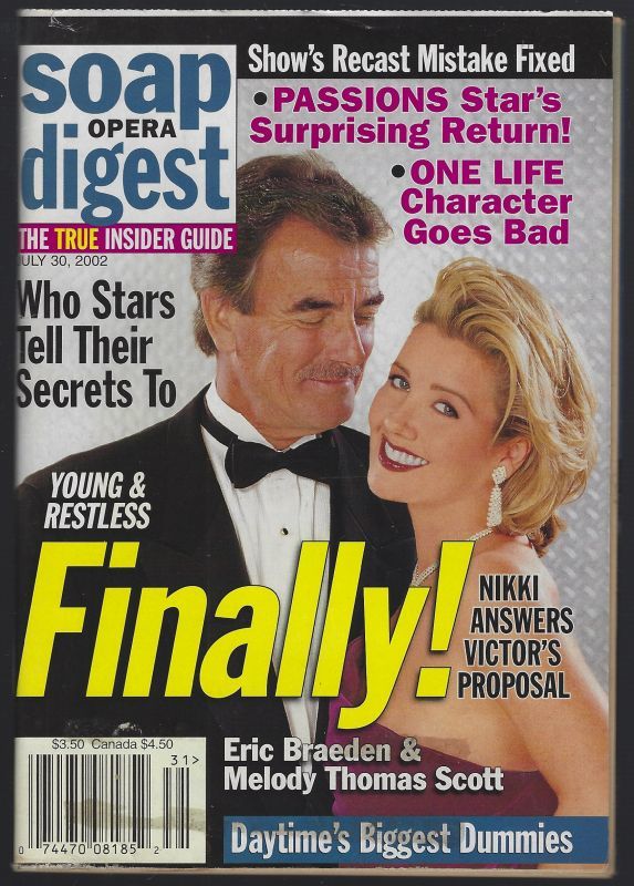 SOAP OPERA DIGEST JULY 30, 2002
