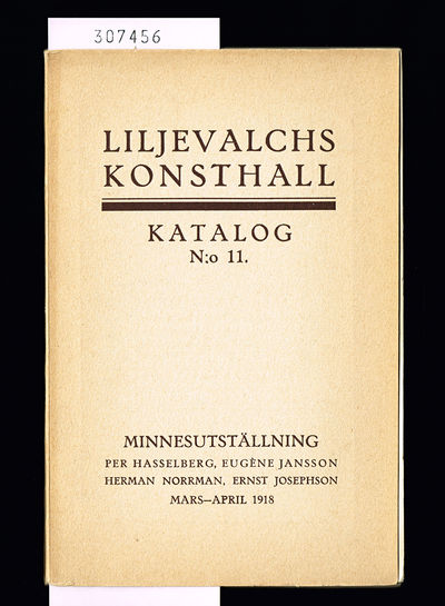Minnesutställning. Per Hasselberg, Eugène…