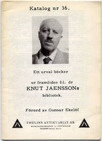 Thulins antikvariat. Katalog nr 36. Ett urval…