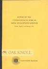 REPORT OF THE COMMONWEALTH AFRICAN BOOK DEVELOPMENT SEMINAR, IBADAN, NIGERIA, 2-14 FEBRUARY 1975
