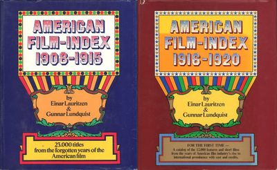 AMERICAN FILM-INDEX 1908-1915 + 1916-1920. Motion…