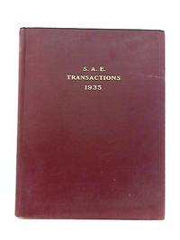 S.A.E Transactions: Volume 30