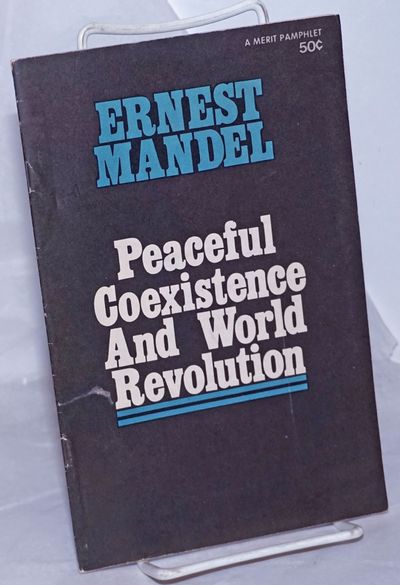 New York: Pathfinder Press, 1970. Pamphlet. 31p., staplebound pamphlet, cover wrap is worn and smudg...