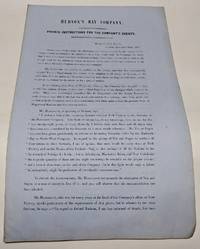 image of PRIVATE INSTRUCTIONS FOR THE COMPANY'S AGENTS