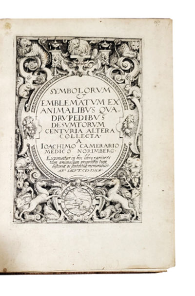 Symbolorum et emblematum animalibus quadrupedibus.