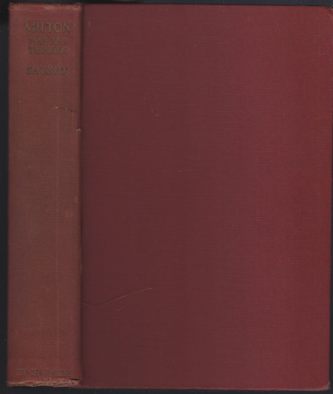 MILTON Man and Thinker