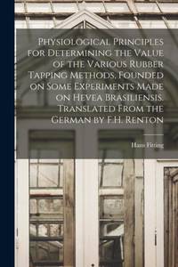 Physiological Principles for Determining the Value of the Various Rubber Tapping Methods, Founded...