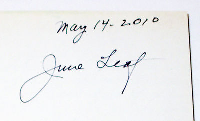 June Leaf Record 1974/1975 アート・デザイン・音楽 June Leaf Record