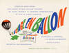 Stowaway in the Sky [Le voyage en ballon] (Original French premiere invitation for the 1960 film)
