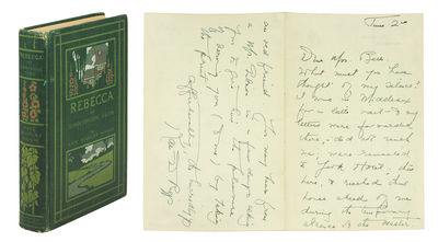 Rebecca of Sunnybrook Farm [with] A.L.s. from Wiggin to a friend