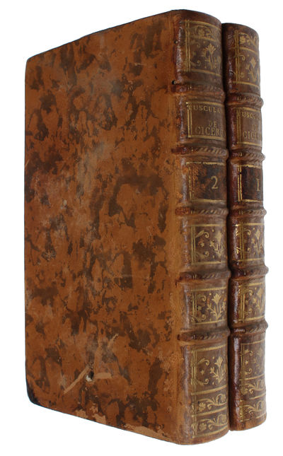 Tusculanes de Ciceron, traduites par Bouhier, et d' Olivet, de l'Academie Francaise. Nouvelle Edition. 2 vols. (photo 2)