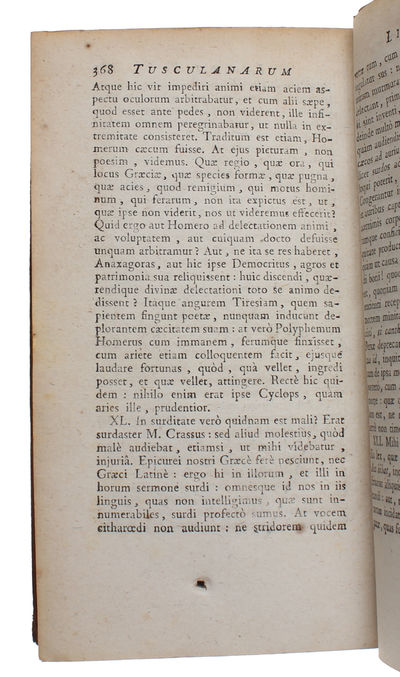 Tusculanes de Ciceron, traduites par Bouhier, et d' Olivet, de l'Academie Francaise. Nouvelle Edition. 2 vols. (photo 4)