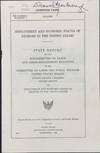 Employment and Economic Status of Negroes in the United States: Staff report to the subcommittee on labor and labor-management relations of the Committee on Labor and Public Welfare, United States Senate
